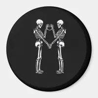 Skeleton Heart Hands Sign Halloween Costume Classi Magnet