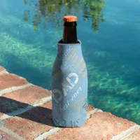 Best Ever Dad Word Cloud Blue ID263 Bottle Cooler