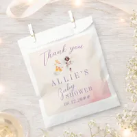 Cute Pink Shoes Fairy Dust Girl Baby Shower Favor Bag