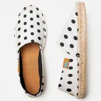 Black and White Polka Dots Espadrilles