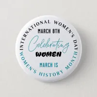 Celebrating Women | Women's Day  Button