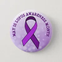 May is Lupus Awareness Month Button