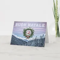 * Italy Italian Buon Natale Christmas Card