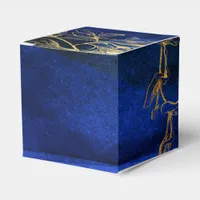 Royal Blue and Gold Favor Boxes