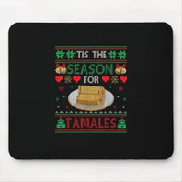 Tis Season For Tamales Funny Christmas Food Mouse Pad