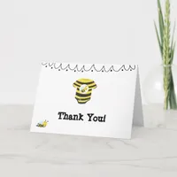 ** Cute Baby Bee Baby Shower Thank You Card