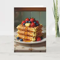 Love you an Awful Lot | Waffle Pun Card