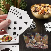Boston Terrier Fairy Poker Cards