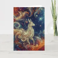 A Llama in the Sky Card