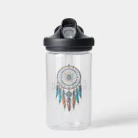 Blue and Brown Dreamcatcher | Sweet Dreams Water Bottle
