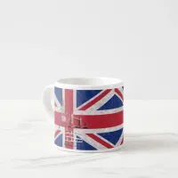 Flag and Symbols of Great Britain ID154 Espresso Cup