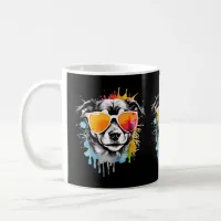 Cute colourful funny Dog portrait