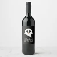 Boo! Little Halloween By Lucas Wine Label