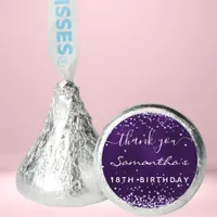 Birthday purple thank you hershey®'s kisses®