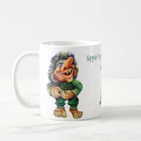 Cheeky Christmas Troll and Tree Delight  Coffee Mug