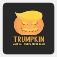 Trumpkin Make Halloween Great Again – Basic Parody Square Sticker