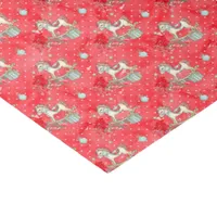 Retro Christmas Rocking Horse Tissue Paper