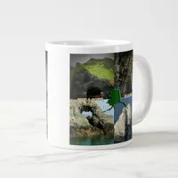 Rock Formations and Caves in Alaska Collage Giant Coffee Mug