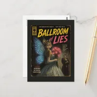 Ballroom of Lies Fairy Kitty Faux Book Cover Postcard