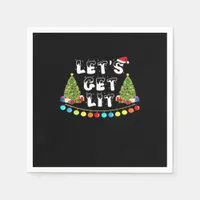 Let's Get Lit Christmas Essential Napkins