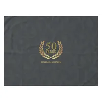 50th Golden Wedding Anniversary Custom Tablecloth