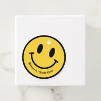 "One Happy Dude" Retro Smiles Birthday Party Favor Tags