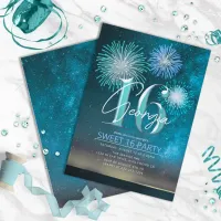 Fireworks Sweet 16 Teal ID984