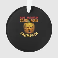 Trumpkin Make Halloween Scary Again – Funny Donald Ornament