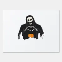 Skeleton Hand Heart Follower Classic Style Sign