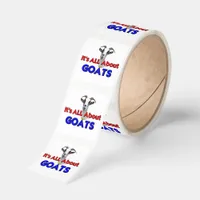 Bubba Goat - All About the Goats  Square Sticker