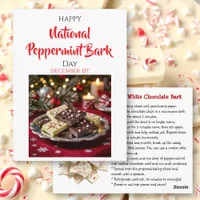 National Peppermint Bark Day | Dec 1st Postcard
