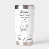 Thank You | Maid of Honor Gift Insulated Tumbler