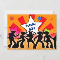 totally 80's retro  party Invitation