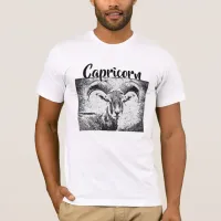 Zodiac Sign Capricorn Goat Symbol T-Shirt