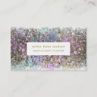 *~* Vintage Pastel Rustic Aged Wood Shabby Gold Business Card