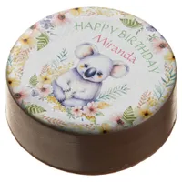 Koala Bear Themed Birthday Personalized Chocolate Covered Oreo