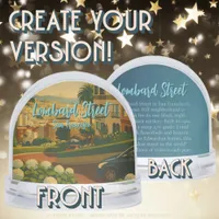 Iconic San Francisco Lombard Street Souvenir Dome  Snow Globes