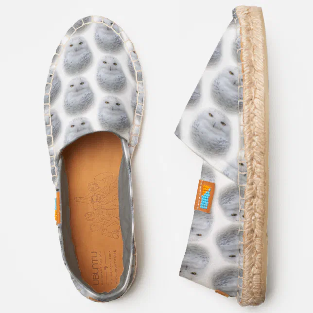 Beautiful, Dreamy and Serene Snowy Owls Espadrilles