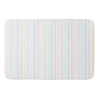 Pastel Candy Stripe Bath Mat