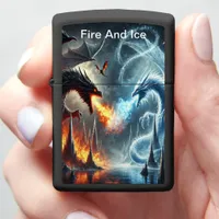 Dragons of Fire and Ice Zippo Lighter