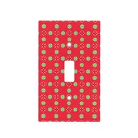 Christmas Holiday Charm Pattern 03 -  Light Switch Cover