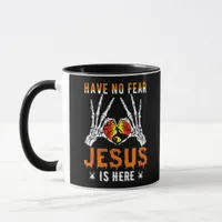 Jesus Is Heart Skeleton Hand  Mug