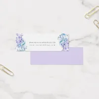 Lavender  Dusty Blue Floral  Wedding Website RSVP