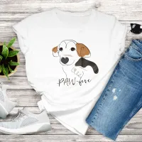 Cute Dog Line Art - PAW-five T-Shirt