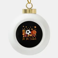 Tis Season To Basic - Psl Classic Ceramic Ball Christmas Ornament