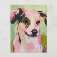 A Cute Dog Two Different Eye Colors Postcard