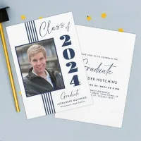 Class of 2025 Photo Frame Graduation Party  Invitation