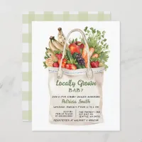 Budget Locally Grown Farmers Market Baby Shower
