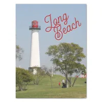 Guiding Lights: Long Beach Lighthouse Serenity Tissue Paper