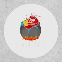 Crawfish Boil Tis The Season Crawdaddy Crayfish Fu Patch